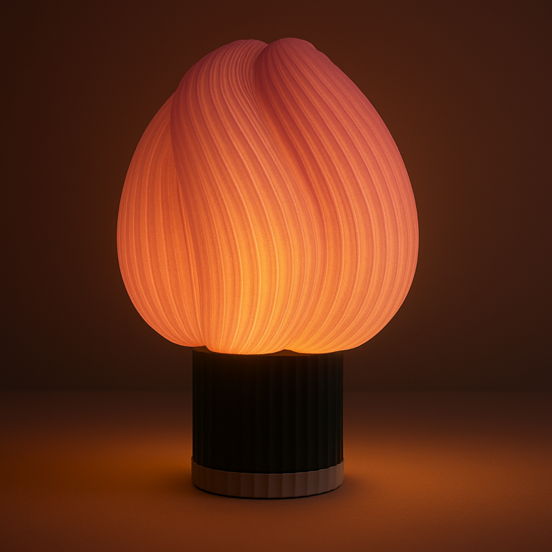Fiora Pink – High-Contrast Retro Table Lamp