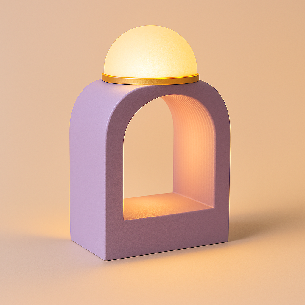 LILAC – lampada di design in rosa cipria