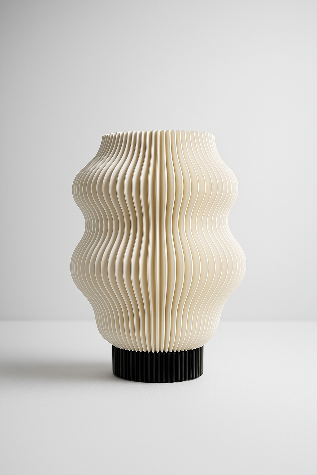 Oria Bianca – lampada da tavolo bianca minimalista | design artigianale