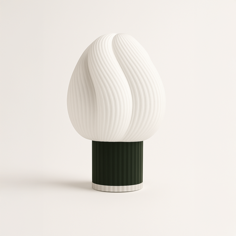 Fiora Black – Handmade Modern Table Lamp in Black