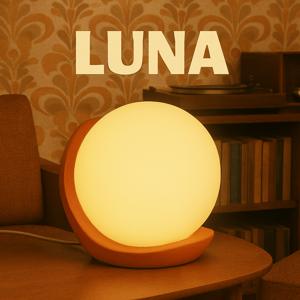 Luna Tischlampe – Retro-Charme trifft modernes Design