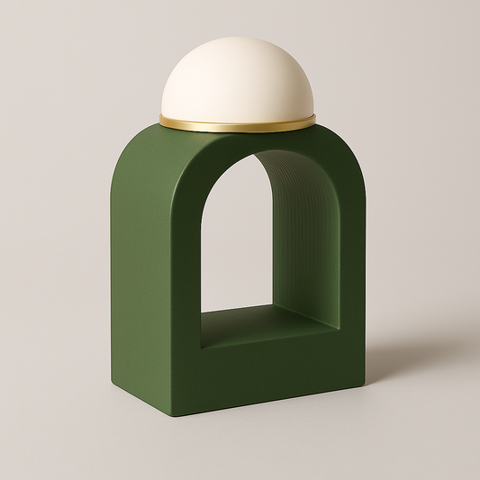 ATHENA – lámpara de diseño en verde musgo