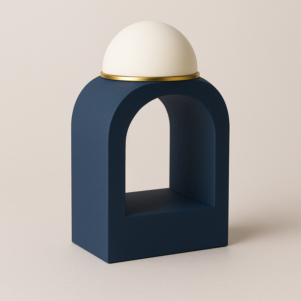 POSEIDON – Designerlampe in Petrolblau